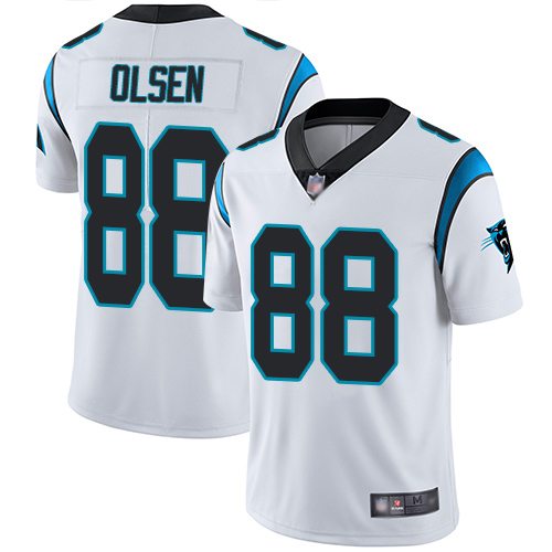 Carolina Panthers Limited White Youth Greg Olsen Road Jersey NFL Football #88 Vapor Untouchable->carolina panthers->NFL Jersey